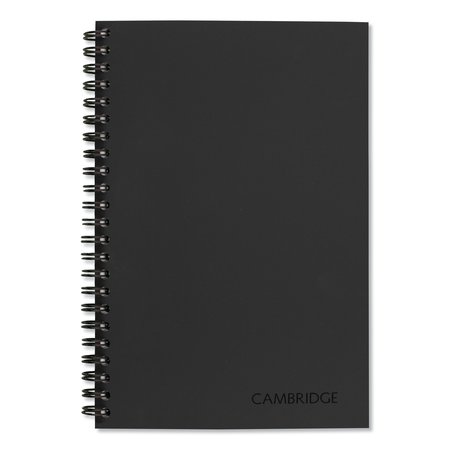 CAMBRIDGE 5" x 8" Black Notebook, 1 Subject 06096